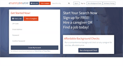 Desktop Screenshot of enannysource.com
